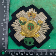 Load image into Gallery viewer, British Army Bullion Embroidered Blazer Badge - Highland Light Infantry
