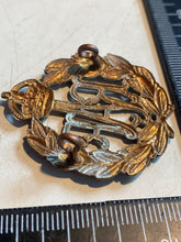 Load image into Gallery viewer, Original WW2 British Royal Air Force RAF Brass Enlisted Man&#39;s Cap Badge
