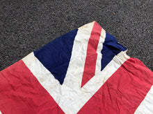 Load image into Gallery viewer, Original WW2 British Union Jack Flag  - Craft Paper Parts - 107cm x 78cm
