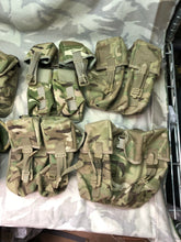 Charger l&#39;image dans la galerie, British Army MTP Camouflage PLCE Empty Double Ammo Ammunition Magazine Pouch
