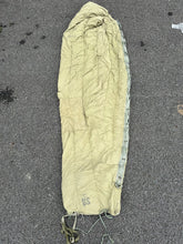 Load image into Gallery viewer, Original US Army Korea/Vietnam Era Sleeping Bag Mountain M1949 OD- Size Regular
