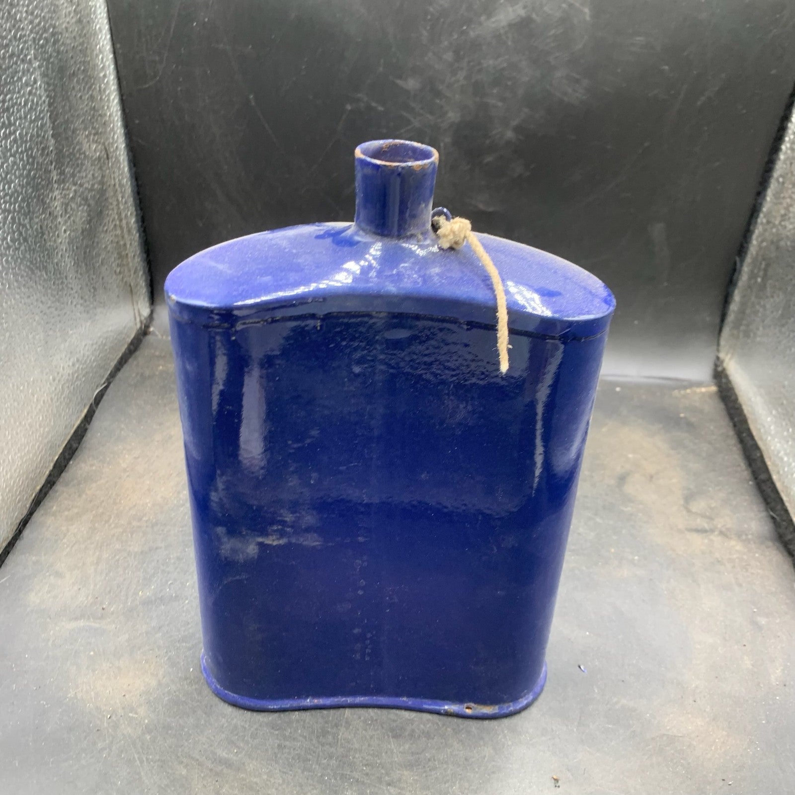 Original WW2 British Army / RAF Blue 37 Pattern Water Bottle - The Militaria Shop