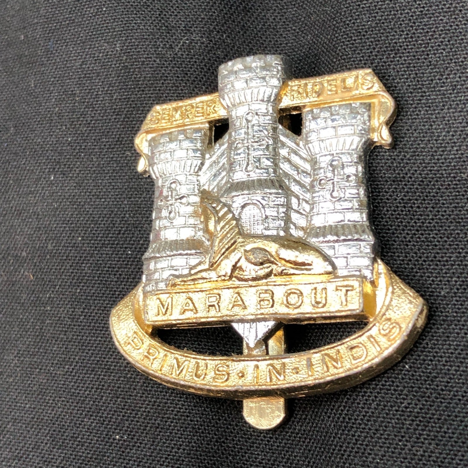 Original British Staybrite Army Cap - Dorset Regiment - The Militaria Shop
