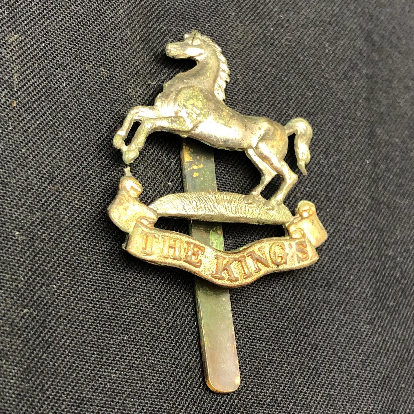 Genuine British Army Cap Badge - King's Regiment (Liverpool) - The Militaria Shop
