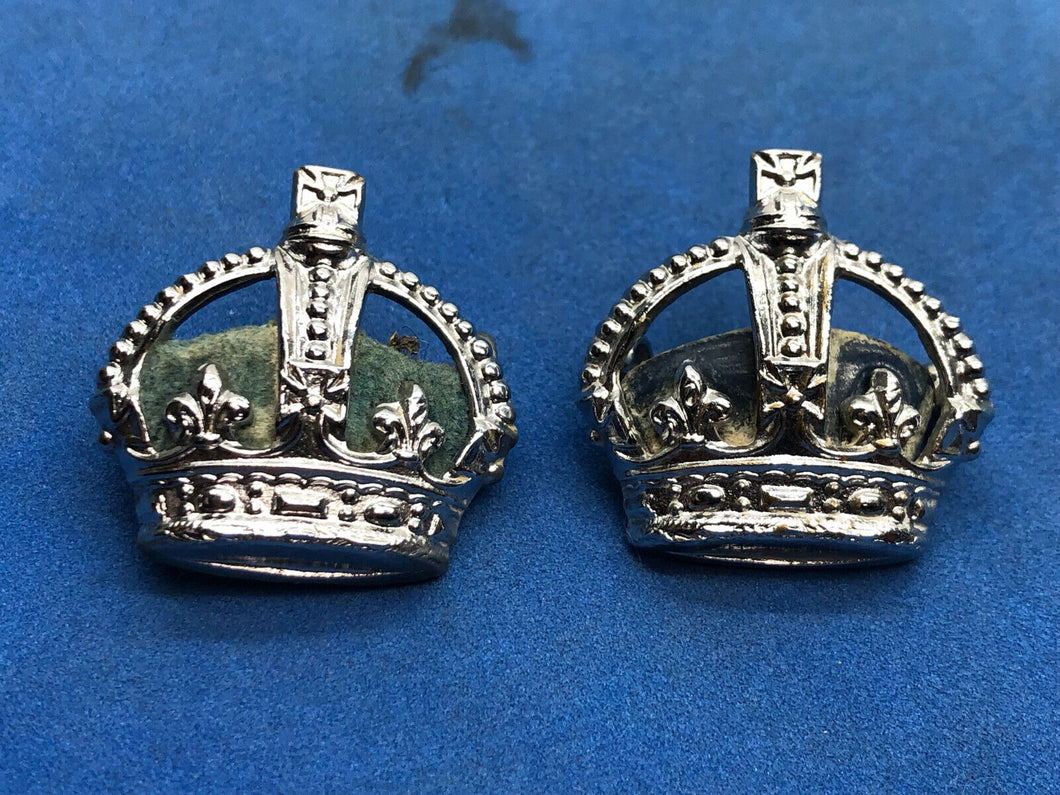 Original WW1 / WW2 British Army Rank Crowns - Kings Crown