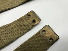 Load image into Gallery viewer, Original WW2 British Army 37 Pattern Canvass L Straps Set
