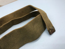 Load image into Gallery viewer, Original WW2 British Army Tan Webbing Shoulder Strap 37 Pattern
