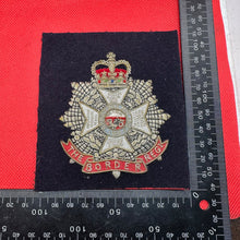 Load image into Gallery viewer, British Army Bullion Embroidered Blazer Badge - The Border Regiment
