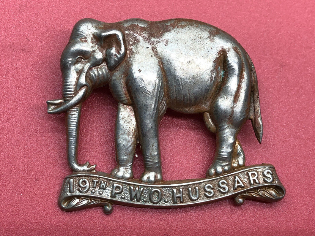 Original British Army 19th Hussars (Princess of Wales's Own) Cap Badge