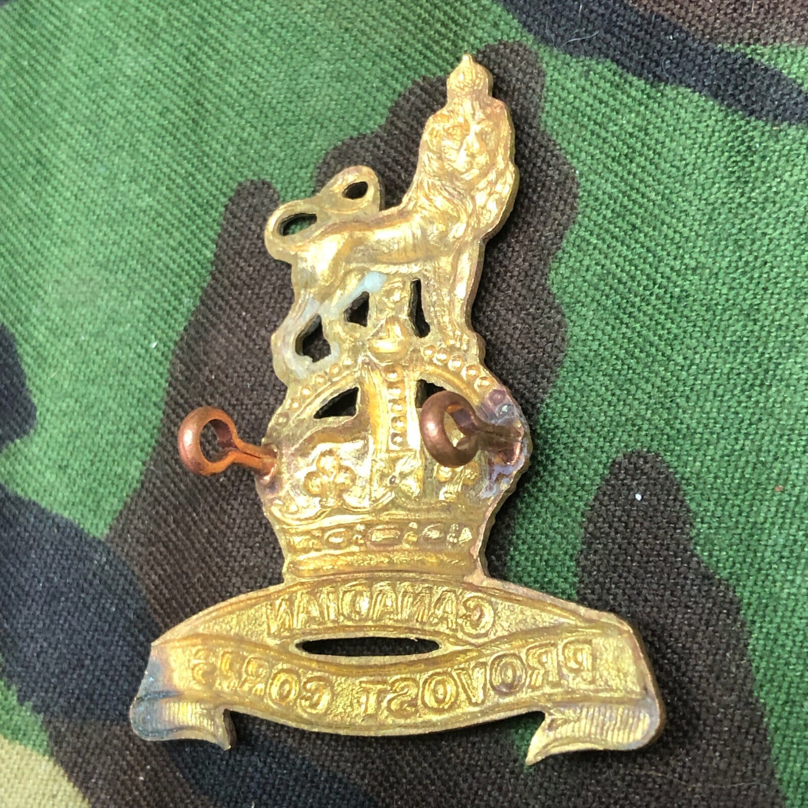 Original Canadian Army Provost Corps Cap Badge - The Militaria Shop