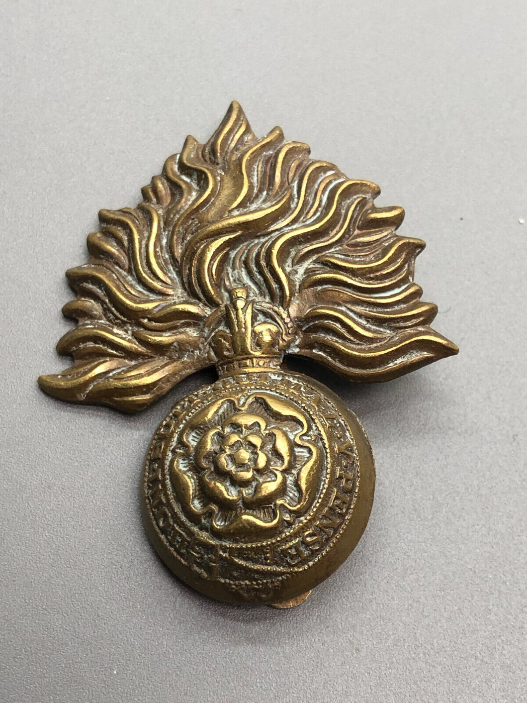 Original British Army WW2 Cap Badge - The Royal City of London Fusiliers