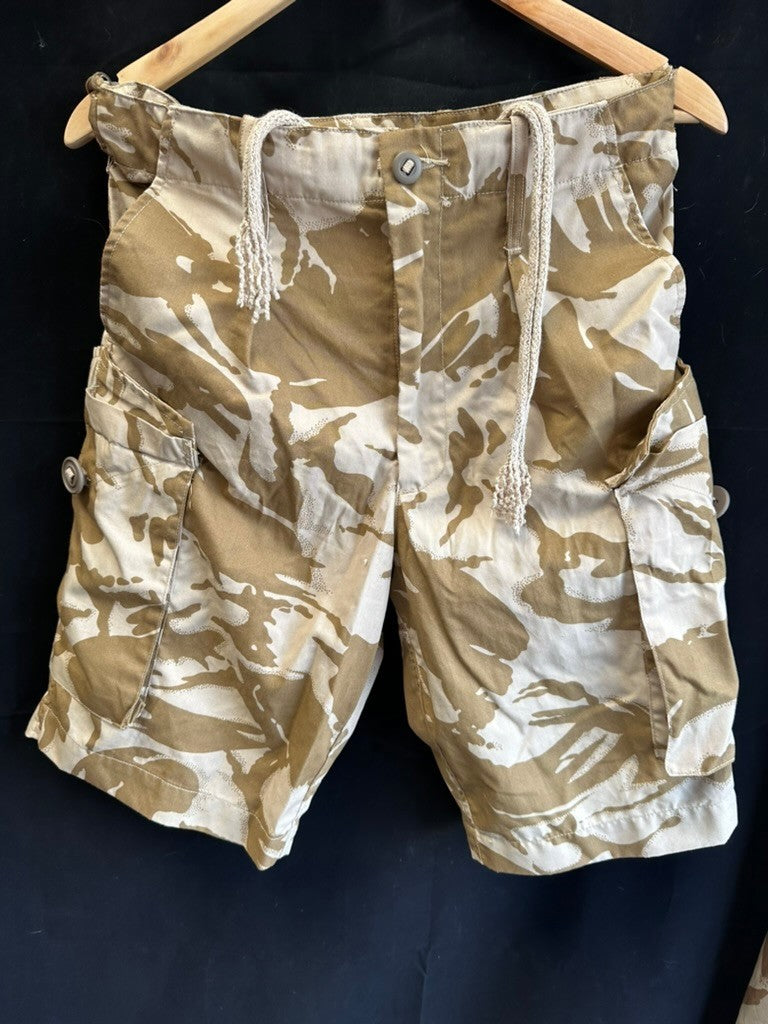 Genuine British Army Desert DPM Camouflaged Shorts - Size 27/84/100 - The Militaria Shop