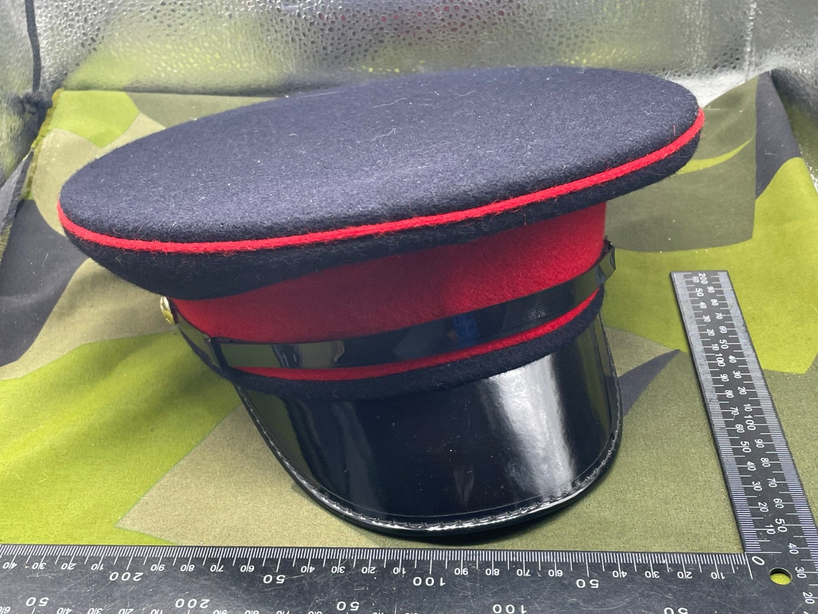 Genuine British Army Adjutant General's Corps Peaked Dress Cap - Size 56cm - The Militaria Shop