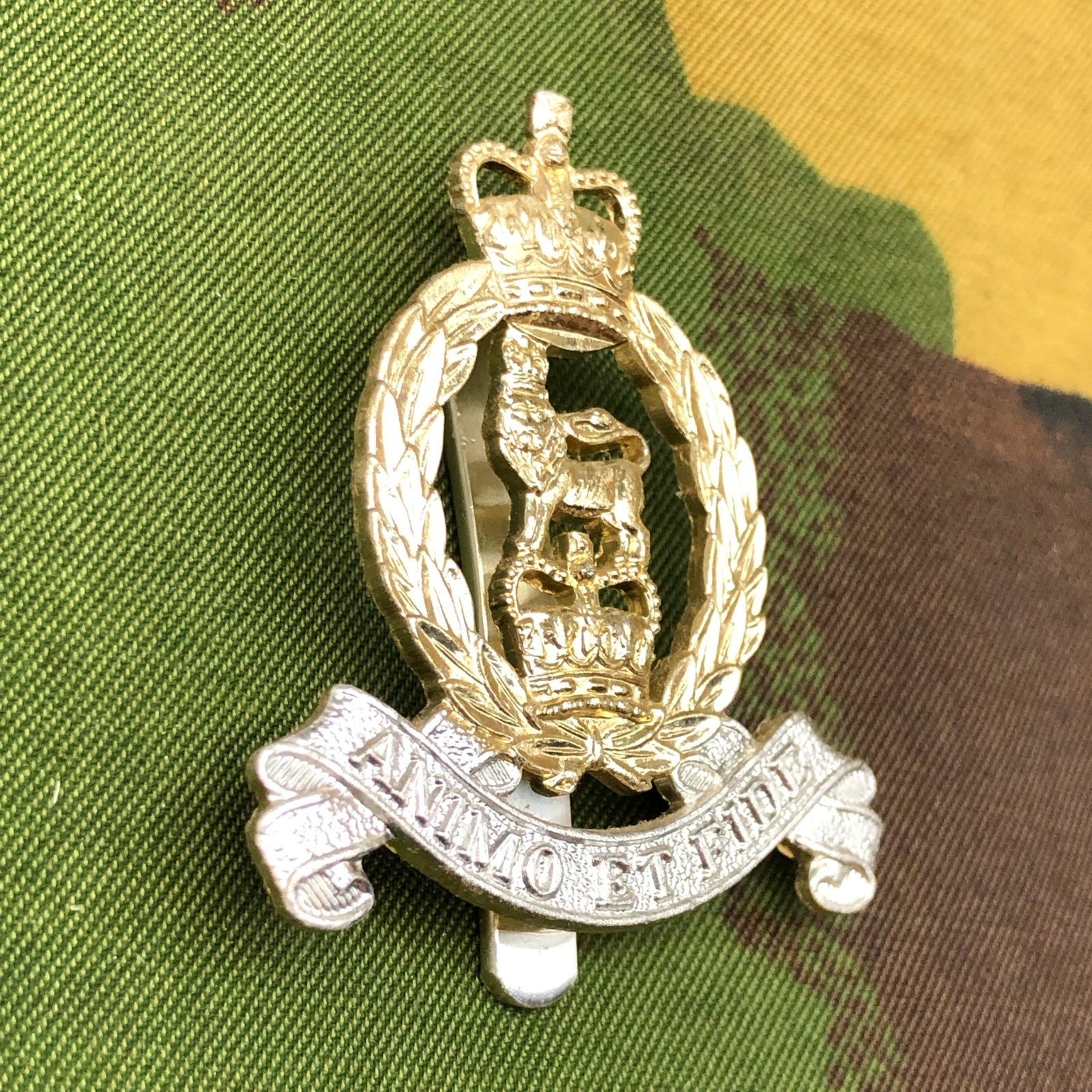 Original British Staybrite Army Cap Badge - Adjutant General's Corps - The Militaria Shop