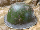WW2 Mk3 High Rivet Turtle - British / Canadian Army Helmet - Nice Original - The Militaria Shop