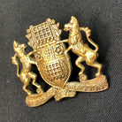 Original WW1 British Army Regimental Cap Badge - Westminster Dragoons T.Y - The Militaria Shop