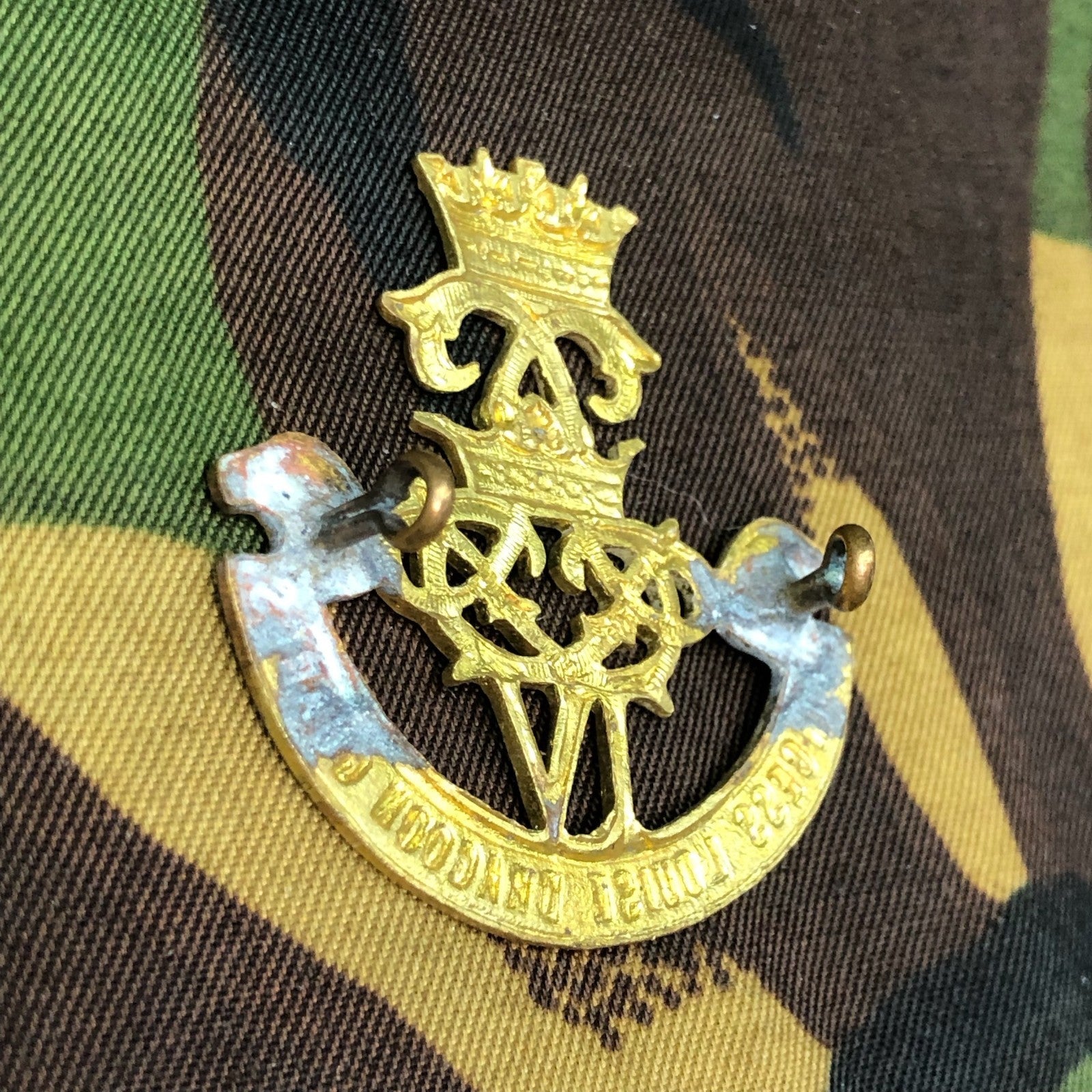 Original British Staybrite Army Cap - 4th Princess Louise Dragoon Guards - The Militaria Shop