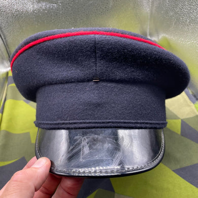 Original British Army Royal Engineers Peaked Cap - Size 56cm - The Militaria Shop
