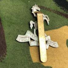 Load image into Gallery viewer, Original British Army WW2 Cap Badge - Queen&#39;s Own Royal West Kent Regiment - The Militaria Shop
