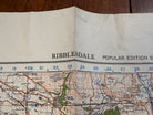 Original WW2 British Army GSGS Os Map of Great Britain - Ribblesdale - The Militaria Shop