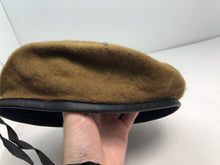 Load image into Gallery viewer, Genuine British Army Khaki Guards Regimental Beret Hat - Size 59cm
