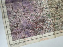 Lade das Bild in den Galerie-Viewer, Original WW2 British Army / RAF Bases Map - North East England
