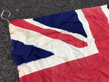 Load image into Gallery viewer, Original WW2 British Union Jack Flag  - Craft Paper Parts - 107cm x 78cm
