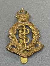 Load image into Gallery viewer, Original WW1 / WW2 British Army Royal Army Medical Corps Cap Badge
