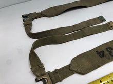 Load image into Gallery viewer, Original WW2 British Army 37 Pattern Canvass L Straps Set
