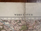 Original WW2 British Army GSGS OS Map of Great Britain - Worcester - The Militaria Shop