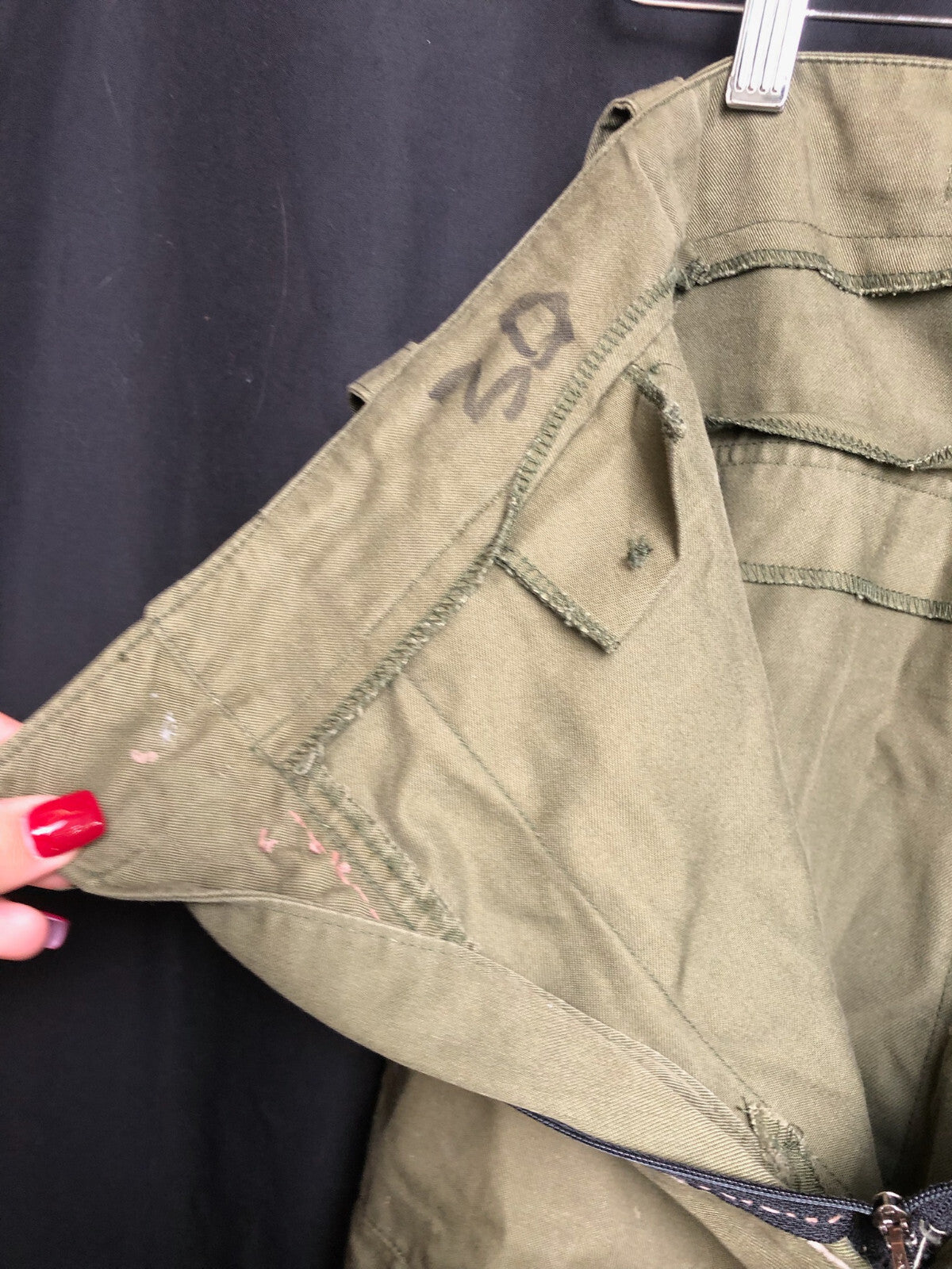 British Army OD Green Lightweight Combat Trousers - Size 28" Waist - The Militaria Shop
