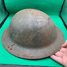 Lade das Bild in den Galerie-Viewer, Original WW2 British Civil Defence Mk2 Brodie Helmet
