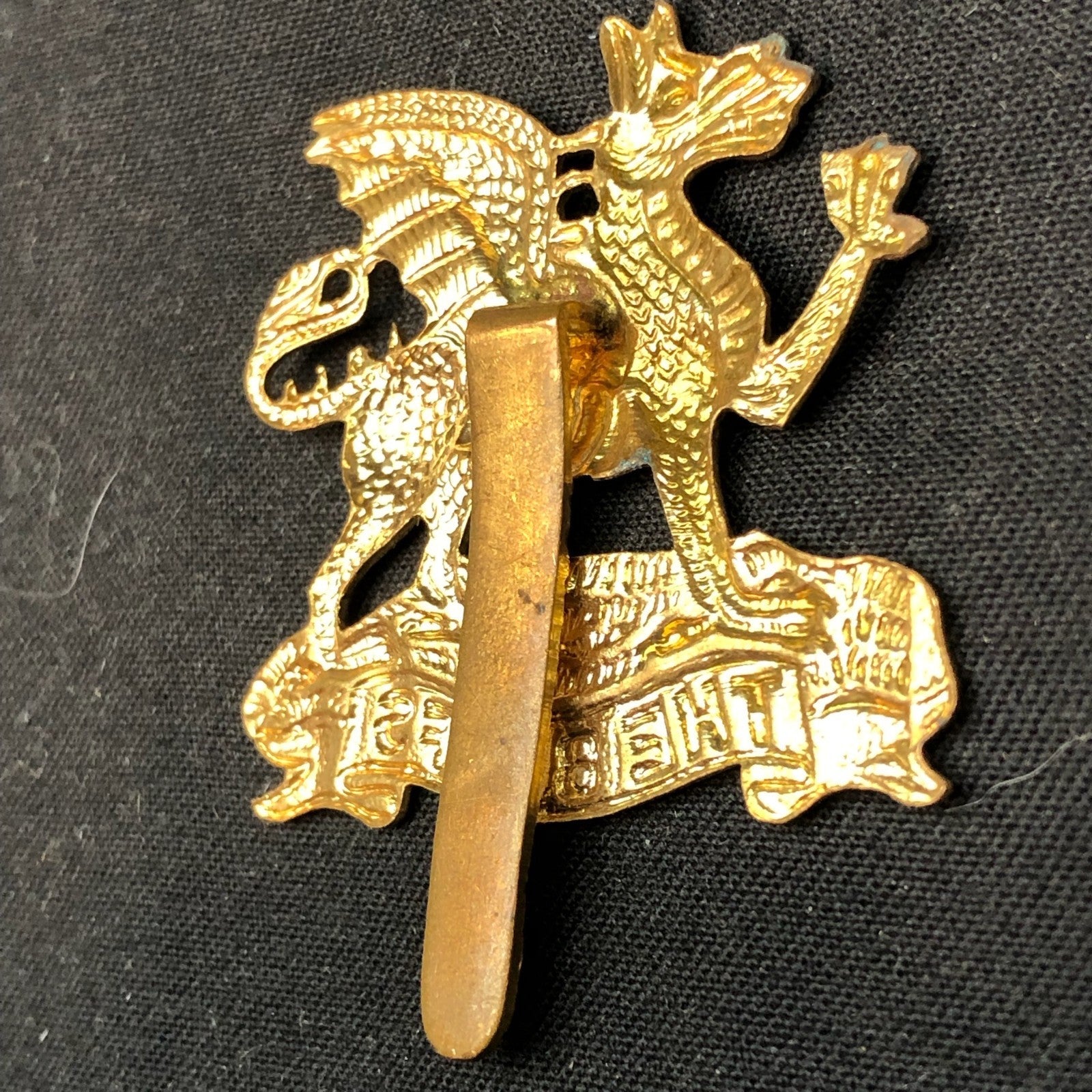Original British Army Cap Badge - Buffs (Royal East Kent Regiment) - The Militaria Shop
