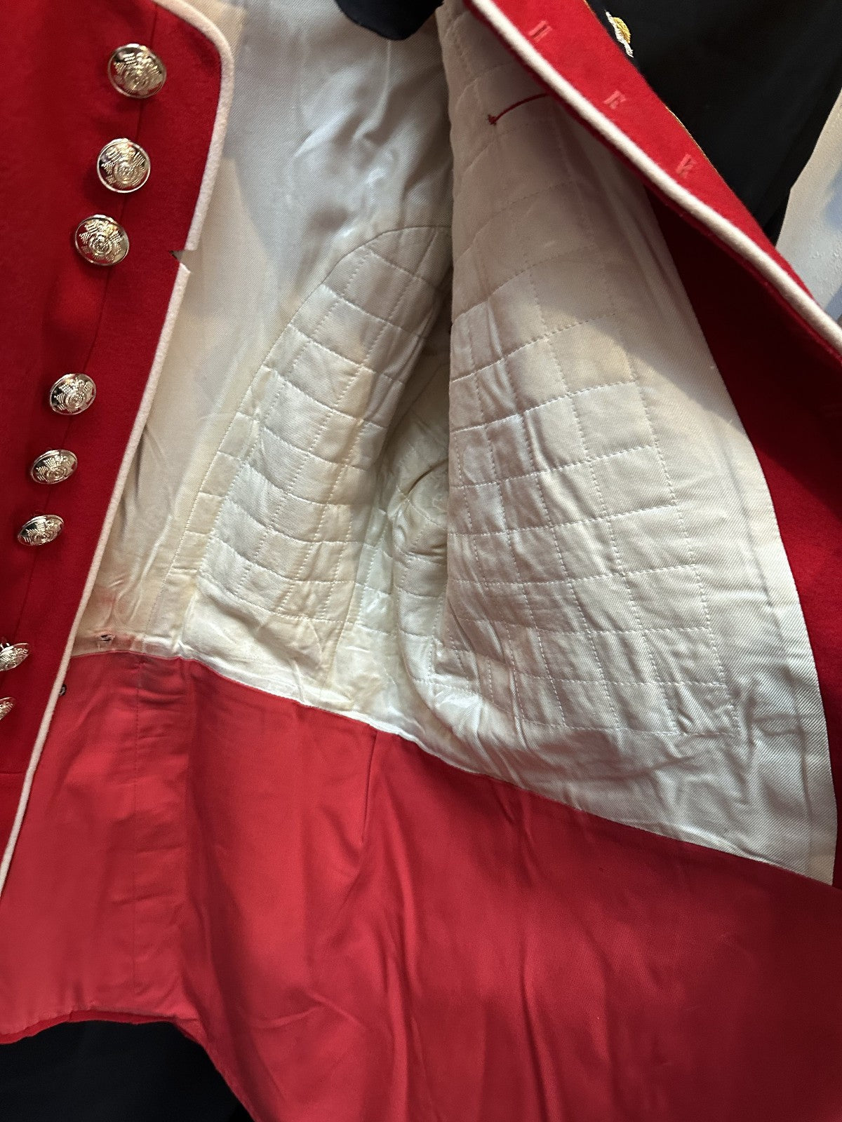 Officers British Army RSM Scots Guards Red Ceremonial Tunic Jacket - 50 ...