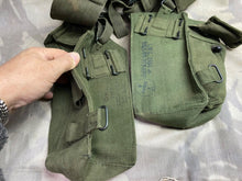 Load image into Gallery viewer, Original Group of British Army 58 Pattern Webbing items, Yolk &amp; Pouches
