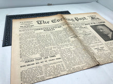 Lade das Bild in den Galerie-Viewer, Original WW2 British Newspaper Channel Islands Occupation Jersey - Febuary 1944
