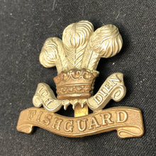 Load image into Gallery viewer, Original WW2 British Army Cap Badge - Pembroke Yeomanry - The Militaria Shop
