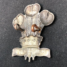 Load image into Gallery viewer, Original WW2 British Army Cap Badge - Royal Regiment of Wales - The Militaria Shop
