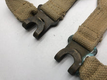 Lade das Bild in den Galerie-Viewer, Original WW2 37 Patternn Webbing British Army L Strap Set - WW2 Dated
