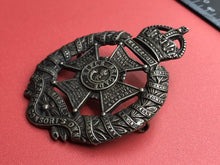 Load image into Gallery viewer, Original WW1 British Army Rifle Brigade (The Prince Consort&#39;s Own) Cap Badge
