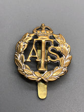 Load image into Gallery viewer, Original British Army WW2 Auxiliary Territorial Service Cap Badge
