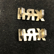 Load image into Gallery viewer, Original British Collar Badge Pair - 10th Royal Hussars - The Militaria Shop
