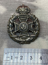 Load image into Gallery viewer, Original Victorian Era British Army Rifle Brigade Volunteers Cap Badge
