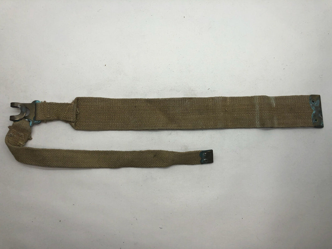 Original British Army 37 Pattern Single L Strap - WW2 Indian Made 1941