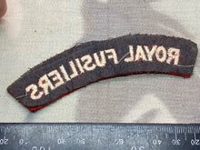 Load image into Gallery viewer, WW2 British Army - Royal Fusiliers Shoulder Title
