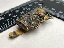 Load image into Gallery viewer, Original WW2 British Army Cap Badge - Royal Devon Yeomanry Regiment
