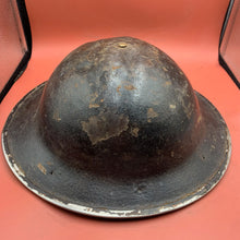 Load image into Gallery viewer, Original WW2 Mk2 British Army Brodie Combat Helmet &amp; Liner Set
