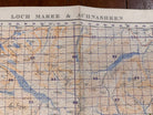 Original WW2 British Army GSGS Map of Scotland - Loch Maree & Achnasheen - The Militaria Shop
