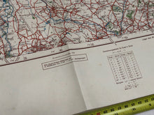 Load image into Gallery viewer, Original WW2 German Army Map of UK - Manchester / Liverpool / North West England
