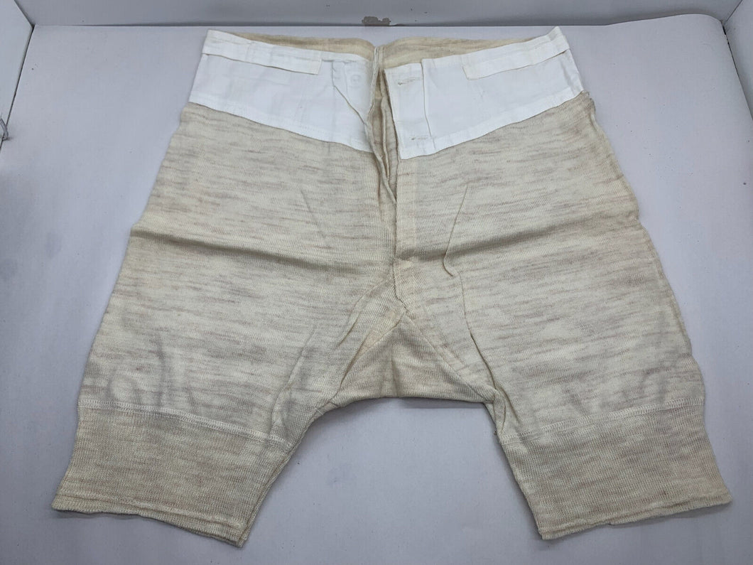 Original WW2 Pattern British Army Woollen Shorts / Boxer Shorts - New Old Stock